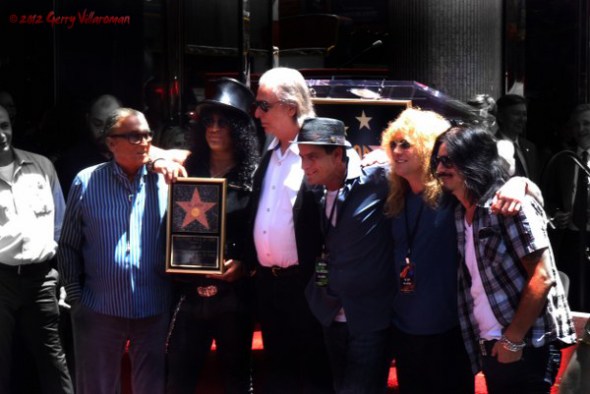 Robert Evans, Slash, Jim Ladd, Charlie Sheen, Steven Adler, Gilby Clarke