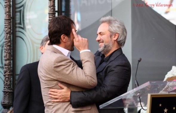 Javier Bardem & Sam Mendes
