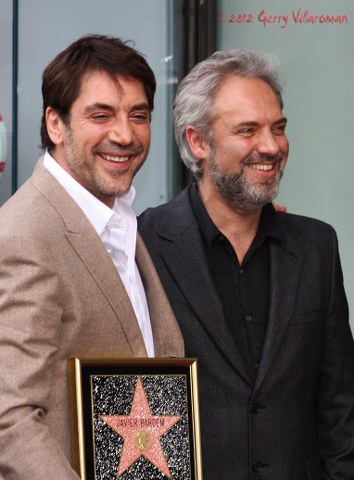 Javier Bardem & Sam Mendes