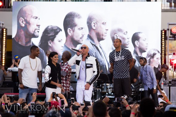 DJ Damage, DJ Hannah Rad, Tyrese Gibson, Vin Diesel, Ludacris